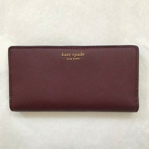 Kate Spade Large Slim Bifold Wallet Cameron